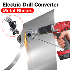 Electric Drill Shear Plate Cutter Sheet Metal Nibbler Precise Metal Cutting Tool
