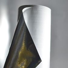 Reflective White Foil Insulation Radiant Barrier Scrim 4ft X 4ft Solid