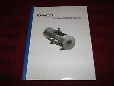 Dayco Np 100a Hydraulic Hose Crimper Machine Operators Instruction Manual