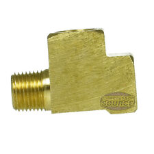 Triple 18 Npt Solid Brass Tee Fitting With 2 Female And 1 Male Threads 127a