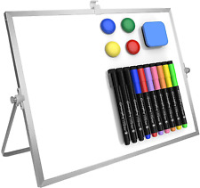 Gmaophy Dry Erase White Board 16inx12in Large Magnetic Desktop Whiteboard With