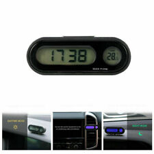Digital Lcd Table Auto Car Dashboard Desk Time Display Thermometer Clock Si 
