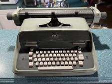 Vintage Green Ibm Electric Typewriter Working