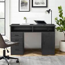 Computer Gaming Desk Corner Desk Home Office Table W File Drawer Cabinet
