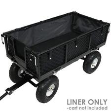 Liner Cover Black For Heavy Duty Utility Folding Camp Beach Garden Wagon Cart