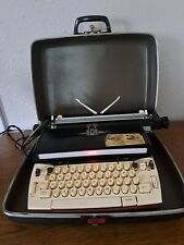 Sears Electric 12 Smith-corona Typewriter W Hard Case Works 196