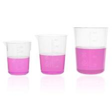 3 Size Stackable Plastic Beaker Set 1000ml 2000ml 5000ml Pp Material With Molded