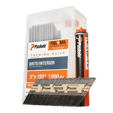 Paslode Framing Nails Fuel Pack 650524 3 Inch X .120 Gauge Smooth Brite
