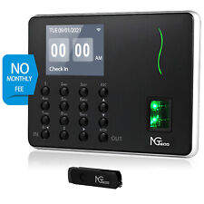 Ngteco Biometric Fingerprint Time Clock Employee Attendance Machine Pay Record