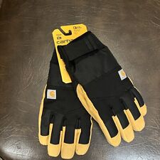 Carhartt Mens Xlg Storm Defender Insulated Secure Cuff Glove Black Nwt