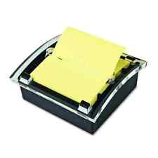 Post-it Clear Top Pop-up Note Dispenser For 3 X 3 Self-stick Notes Blackclear