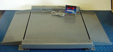 Drum Scale Floor Scale 3x3 With Ramps 5000 Lb Ultra Low Profile 1.5 H