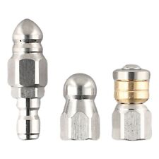 Sewer Jetter Nozzles Boutique Durable New Practical Tools Useful 3 Pcs