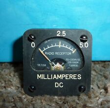 Dejur Dc Milliamperes Panel Meter 0-5ma 1.75in X 1.75in Sealed Mil-spec
