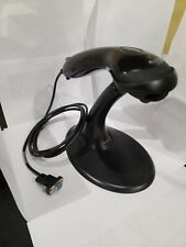 Black Metrologic Ms9520 Voyager Serial Rs-232 Barcode Scanner With Stand Power