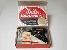 Vintage Weller 8100 K Soldering Kit Pistol Iron Box Ib Nice