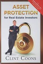 Asset Protection For Real Estate Investors - Hardcover By Clint Coons - Good