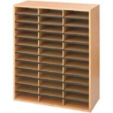 Safco Products Woodcorrugated Literature Organizer 36 Compartment 9403