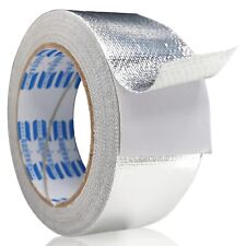 2x65ft Silver Aluminum Tape Heavy Duty Duct Tape For Health Insulation Hvac