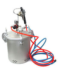 2-12 Gallon Air Paint Pressure Pot Aluminum Tank Spray Gun Sprayer Hoses