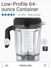 New Low Profile 64oz Vitamix Pitcher With Lid And Tamper