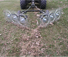 Acr-500t 60 Inch V-shaped Steel Tow Behind Acreage Rake With Pin Style Hitch For