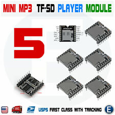 5pcs Mini Mp3 Player Module With Simplified Output Speaker U-disk Tf Sd Arduino