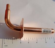 10 Copper Stub Out Elbow For 12 Pex Tubing W. Ear Nail Flange 3 12 X 6