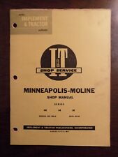 Minneapolis-moline It Shop Manual For Gb Ub And Zb