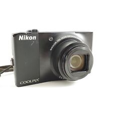 Nikon S8000 Black-10x Optical Zoom-20x Digital Zoom-reduces Hand Shake