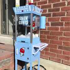 Large Snow Cone Cart Shave Ice Maker Machine Vintage Retro Street Stand Sale