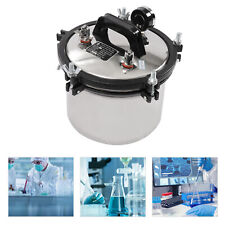 8l Portable Pressure Steam Autoclave Sterilizer Stainless Dental Lab Equipment