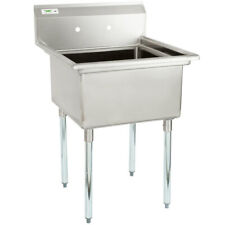 28 Stainless Steel Nsf One Compartment Commercial Restaurant Kitchen Sink Legs