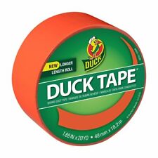 New Duck Brand 1.88 In. X 15 Yd. Duct Tape Neon Orange Heavy Duty Strong
