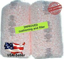 Improved Packing Peanuts 2 X 3.5 Cu Ft 52 Gallons Pink Anti Static Popcorn 