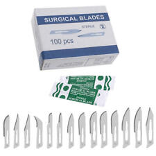 100pcs No.11-no.25 Surgical Sterile Blades Scalpel Knife Handle Diy Carving Tool