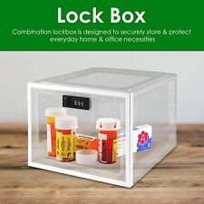 Lock Box With Combination For Food Snack Lunch Medication Refrigerator Phonejail