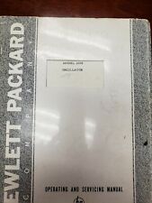 Hewlett Packard Model 200s Oscillator Manual