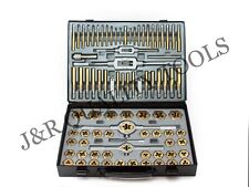 86 Pc Piece Tungsten Steel Mm Sae Size Inch Steel Tap And Die Tool Set Kit