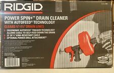 Ridgid Power Spin Drain Cleaner For 34 - 1 12 Drain Lines 57043