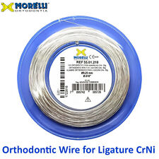 Orthodontic Stainless Steel Crni Ligature Wire Spool .25mm .010 Roll Of 130m