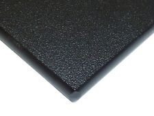 Black Marine Board Hdpe Polyethylene Plastic Sheet 14 - 0.250 Thick Textured