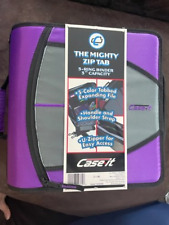 Case-it 3 3-ring Zipper Binder With Handle And Shoulder Strap