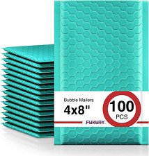 Small Bubble Mailers 4x8 100 Pack Teal Bubble Mailer Self Seal Padded Envelop