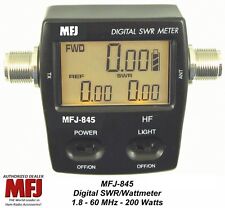 Mfj 845 Digital Swrpowerwattmeter Hf 1.8 - 60 Mhz 200 Watts Mobilebase
