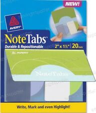 Avery Notetabs Books 2 X 1.5 Note Tabs Round Edge Cool Purple Lime Green 20
