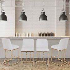 24 Bar Stools Set Of 4 Counter Height Dining Chairs Modern Indoor Barstools