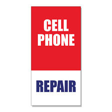 Cell Phone Repair Promotion Business Decal Sticker Retail Store Sign