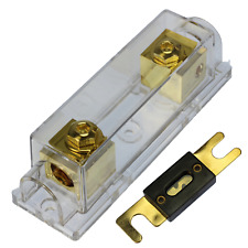 Gold Plated Anl Fuse Holder Voodoo 10 0 Gauge No Terminals Needed 300 Amp