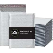 25pcs Poly Bubble Mailers Shipping Padded Mailing Bags Envelopes Self Seal